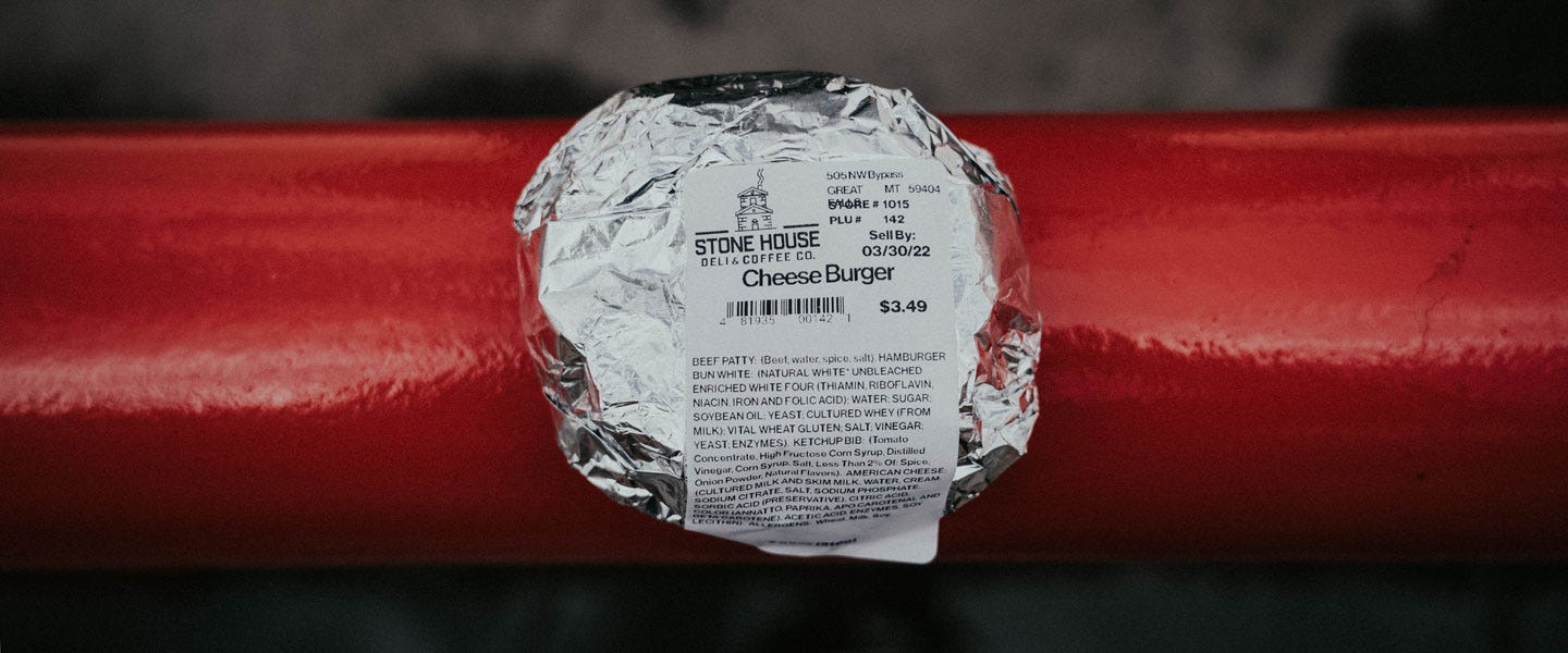 Ode to the Gas Station Cheeseburger