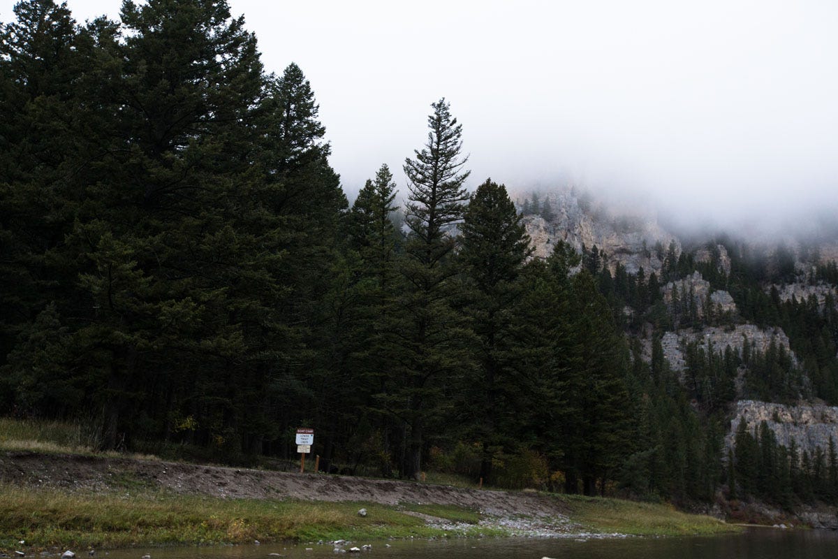 Trout Creek Campground - Smith River, Montana